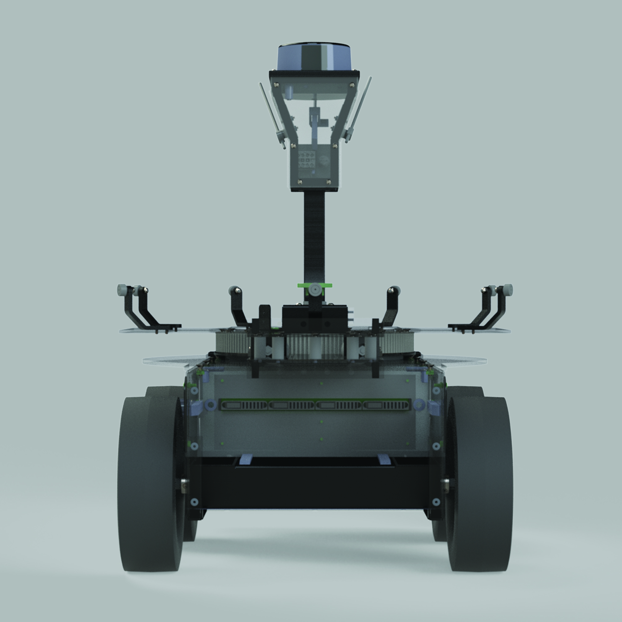 AIS Unmanned Ground Vehicle Front View