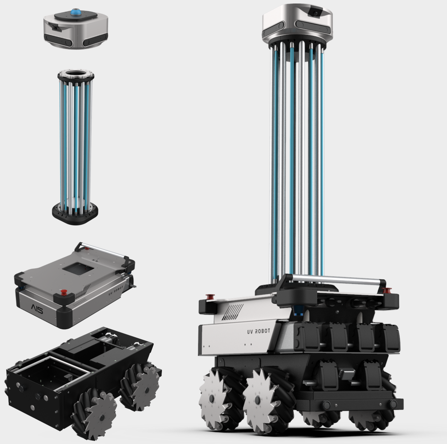 UV Light Disinfection Robot Advanced Intelligent Systems